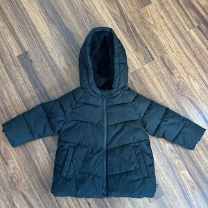 2 Years Gap Black Puffer Jacket
